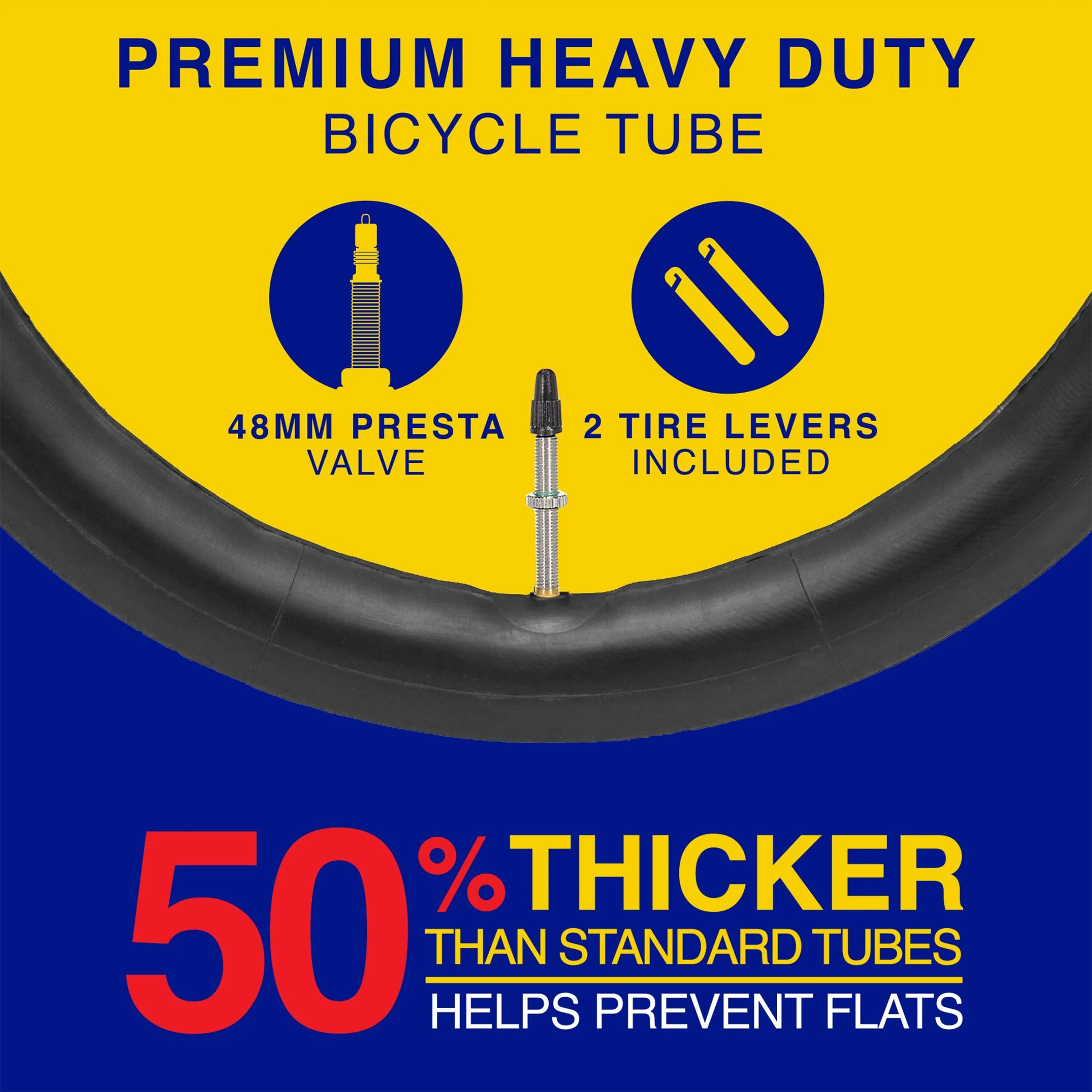 Goodyear® Bike Inner Tube | Presta Valve | 26" x 2.10" - 2.40" - Image 2