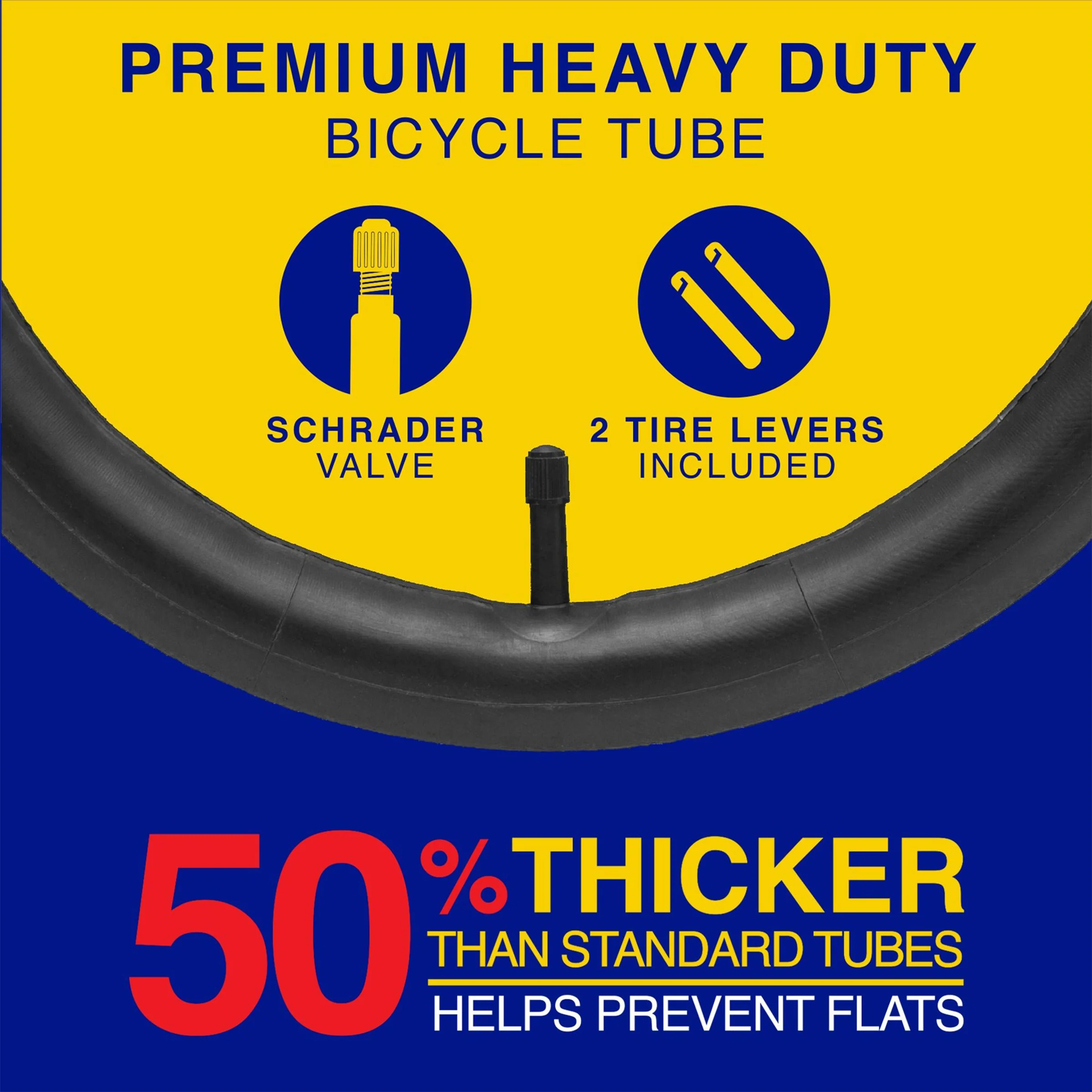 Goodyear® Heavy Duty Bike Inner Tube | 16" x 1.75" - 2.125" - Image 2